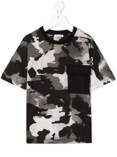 Dolce & Gabbana Kids футболка с камуфляжным принтом