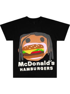 Travis Scott футболка CPFM 4 CJ Burger Mouth