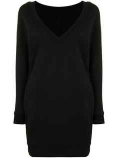 Karl Lagerfeld платье-толстовка с V-образным вырезом