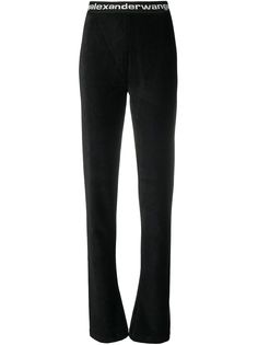 T By Alexander Wang спортивные брюки с логотипом