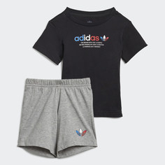 Комплект: футболка и шорты Adicolor adidas Originals