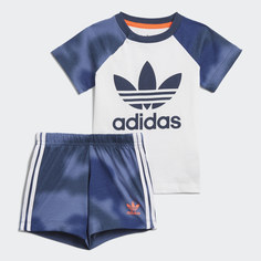 Комплект: футболка и шорты Camo Print adidas Originals