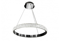 Подвесная люстра crystal ice (iledex) серебристый 61 см.