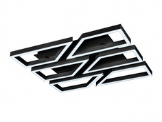 Потолочная люстра stellar (iledex) черный 80x10 см.