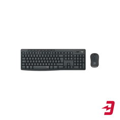 Комплект клавиатура+мышь Logitech Wireless MK295 Silent Combo Graphite (920-009807)