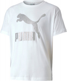 Футболка для девочек Puma Classics, размер 128-134