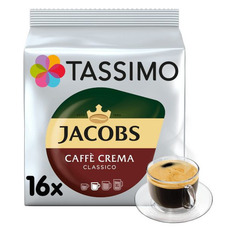 Кофе в капсулах TASSIMO Jacobs Cafe Crema Classico, капсулы, совместимые с кофемашинами TASSIMO®, крепость 80 шт [8052180 / 4031510]