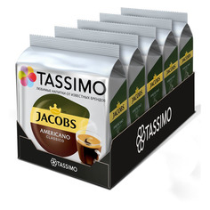 Кофе в капсулах TASSIMO Jacobs Americano Classico, капсулы, совместимые с кофемашинами TASSIMO®, крепость 80 шт [8052330]