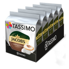 Кофе капсульный TASSIMO Cappuccino, капсулы, совместимые с кофемашинами TASSIMO®, крепость 40 шт [8052279]