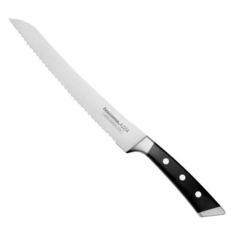 Нож кухонный Tescoma 884536 кованый для хлеба лезв.220мм рифленый край черный/серебристый