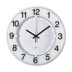 Настенные часы Бюрократ WALLC-R84P, аналоговые, белый