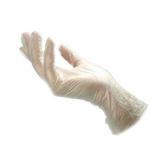 Средства защиты Перчатки одноразовые, размер: L, винил, 100шт, цвет прозрачный Noname