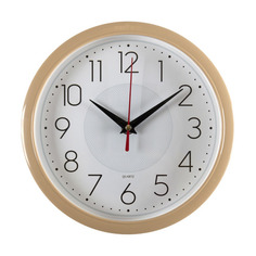 Настенные часы Бюрократ WALLC-R83P, аналоговые, белый