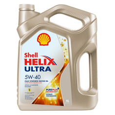 Моторное масло SHELL Helix Ultra 5W-40 4л. синтетическое [550055905]