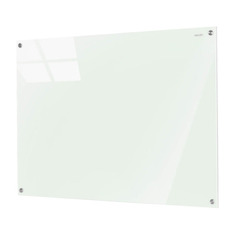 Доска стеклянная Deli 8736 стеклянная белый 90x120см стекло магнитный 4 магнита/2 маркера/стиратель