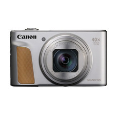 Цифровой фотоаппарат CANON PowerShot SX740HS SL, серебристый/ коричневый
