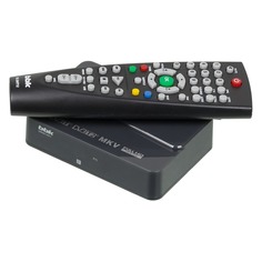 Приставки для цифрового ТВ Ресивер DVB-T2 BBK SMP001HDT2, темно-серый