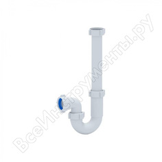 Сифон для умывальника ани пласт трубный, без выпуска, 1 1/4x32 db1020 025-0449