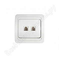 Компьютерная двойная розетка IN HOME