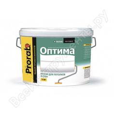 Краска для стен и потолков Prorab