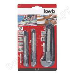 Набор выдвижных ножей kwb 3 предмета 25995