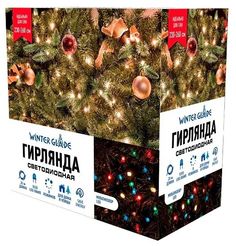 Электрическая гирлянда Winter Glade 31V, мультиколор, 1000 ламп