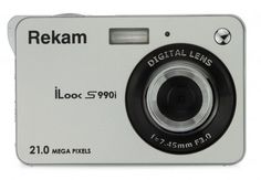 Цифровой фотоаппарат Rekam iLook S990i (серебристый)