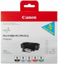 Набор картриджей Canon PGI-9 MBK/PC/PM/R/G (многоцветный)