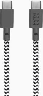 Кабель Native Union USB-C/USB-C,1.2 м (зебра)