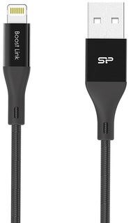 Кабель Silicon Power USB - Lightning 1м (черный)