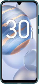 Мобильный телефон Honor 30i 4/128GB (мерцающий синий)