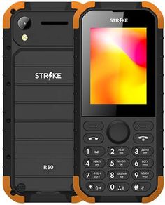 Мобильный телефон Strike R30 (черно-оранжевый)
