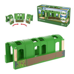 Железная дорога Brio Тоннель-трансформер из 3х секций (зеленый)