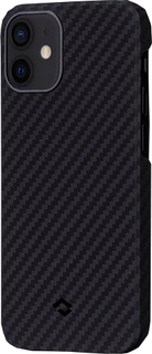 Клип-кейс Pitaka для Apple iPhone 12 mini (черно-серый)