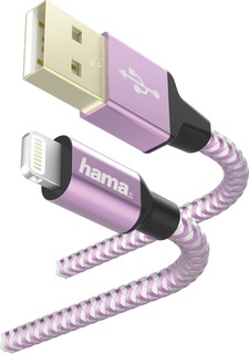Кабель Hama USB 2.0 (m) - Lightning 1.5м