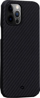Клип-кейс Pitaka для Apple iPhone 12 Pro Max (черно-серый)