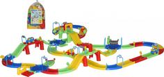 Игровой набор Wader Гоночный трек №4 (разноцветный)