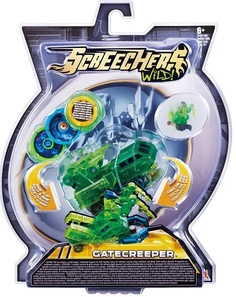Игровой набор Screechers Wild Машинка-трансформер Гейткрипер (зеленый-светло-зеленый)
