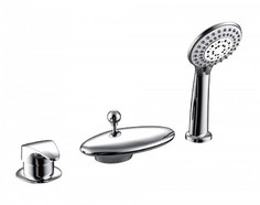 Смеситель BRAVAT Niagara F5140197CP-RUS на борт ванны (хром)