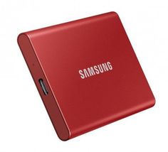 Внешний SSD Samsung T7 500Gb (красный)