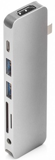 USB концентратор HyperDrive Solo GN21D для MacBook (серебристый)