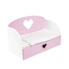 Кукольная мебель PAREMO Диван – кровать &quot;Сердце&quot; (PFD120-16)