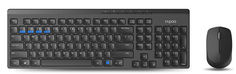 Клавиатура + мышь Rapoo 8100M (черный)