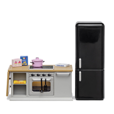 Мебель для домика Lundby Кухонный остров и холодильник (LB_60201800)