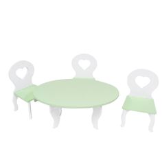Набор мебели для кукол PAREMO &quot;Шик&quot;: стол + стулья (PFD120-51)