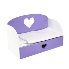 Кукольная мебель PAREMO Диван – кровать &quot;Сердце&quot; Мини (PFD120-17M)