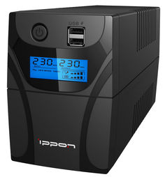 ИБП Ippon Back Power Pro II Euro 650 (черный)