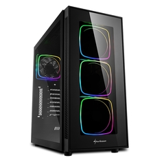 Компьютерный корпус Sharkoon TG6 RGB (черный)