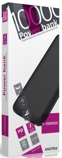 Внешний аккумулятор Smartbuy S-10000 Quick Charge SBPB-890 10000 мАч (черный)