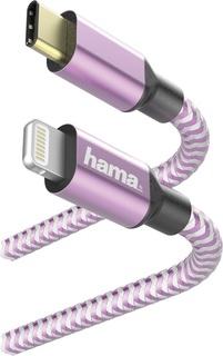 Кабель Hama USB-C - Lightning 1.5м (фиолетовый)